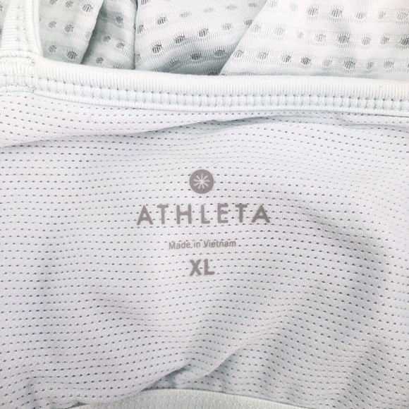 Athleta Women’s Strappy Built-in-Bra Athletic Perforated Tank Top Size XL - Picture 4 of 7